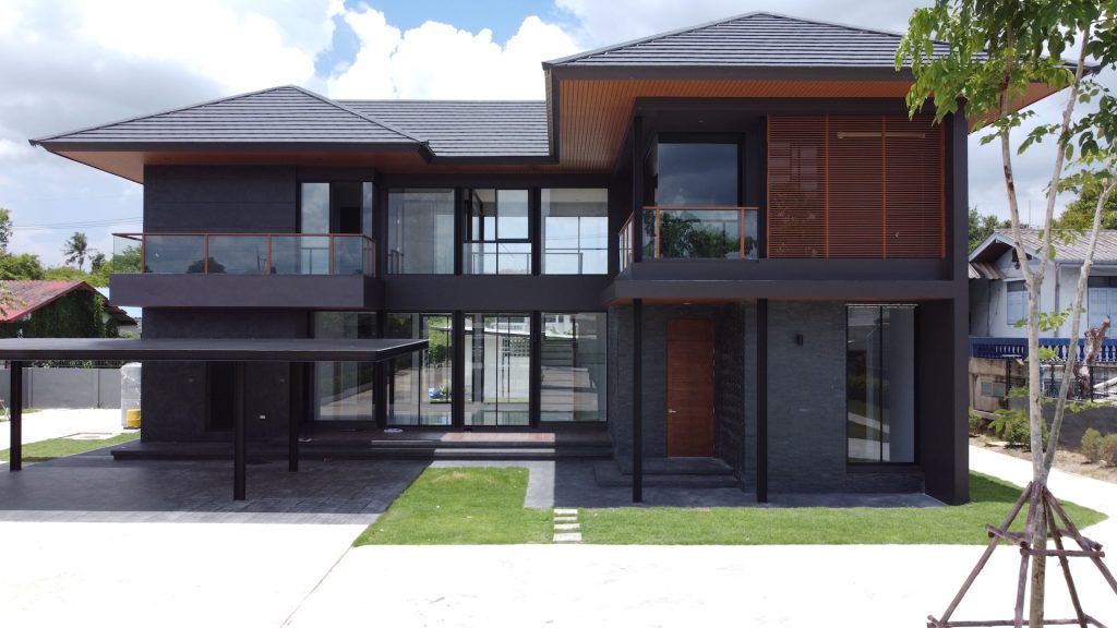 สร้างบ้านรีสอร์ท [ผลงานก่อสร้าง จ.สมุทรสาคร]