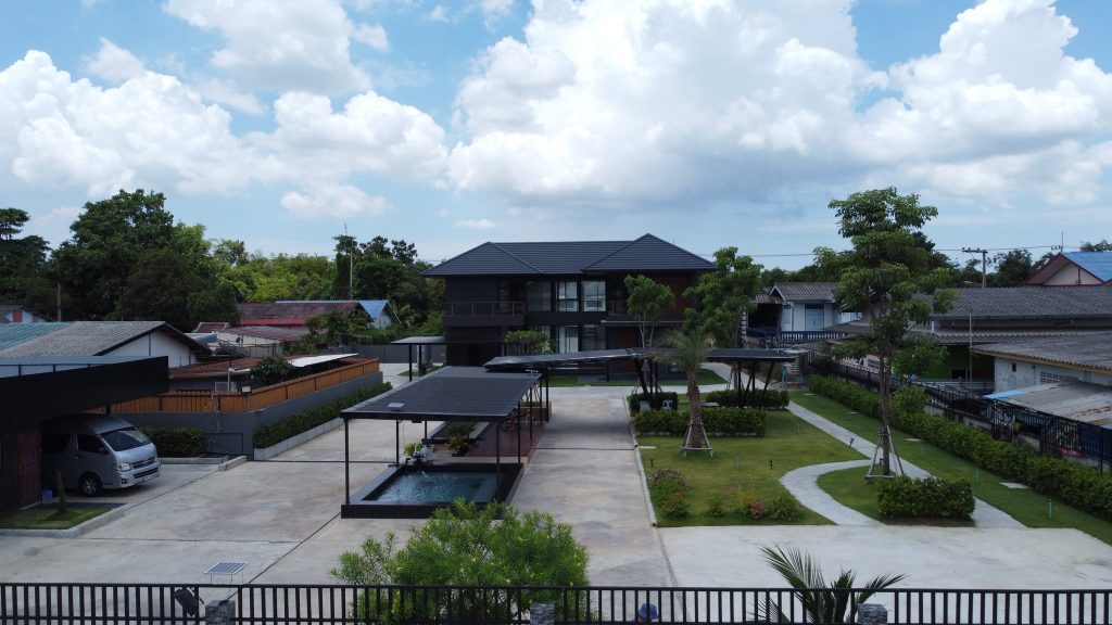 สร้างบ้านรีสอร์ท [ผลงานก่อสร้าง จ.สมุทรสาคร]