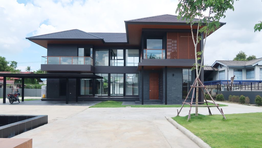 สร้างบ้านรีสอร์ท [ผลงานก่อสร้าง จ.สมุทรสาคร]