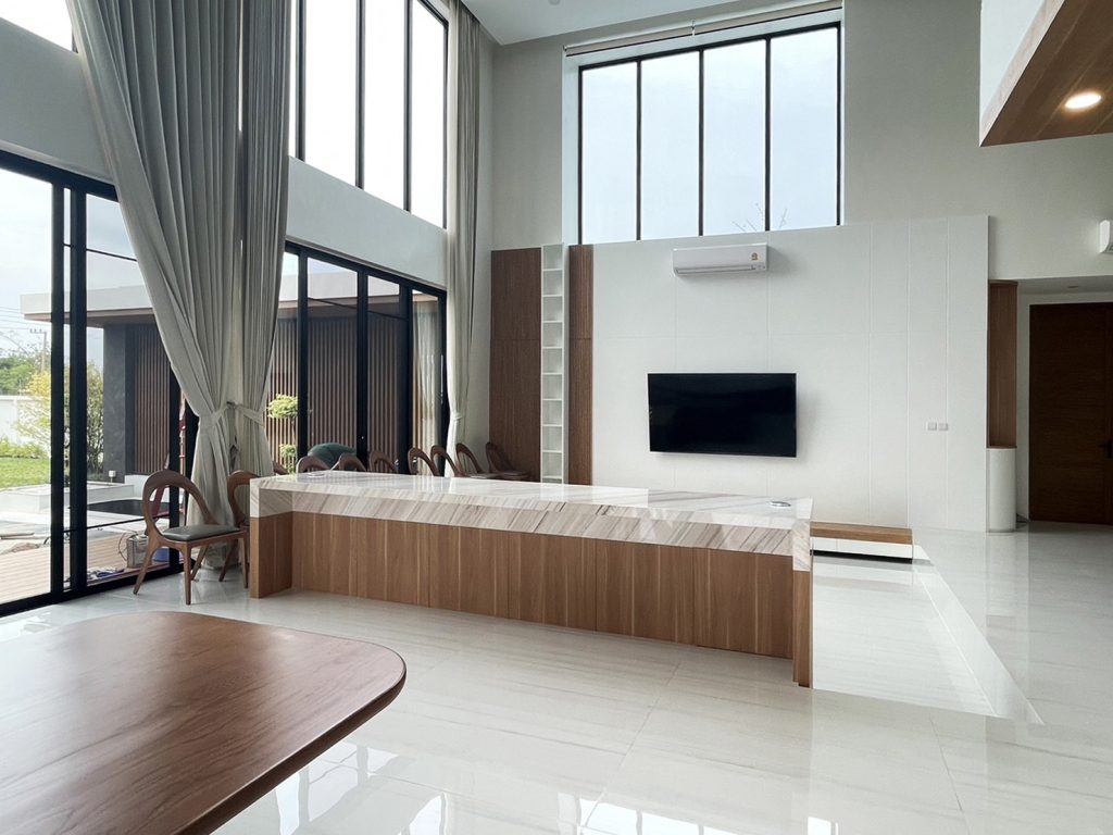 บ้านพักอาศัยสไตล์นอร์ดิก ตกแต่งภายใน